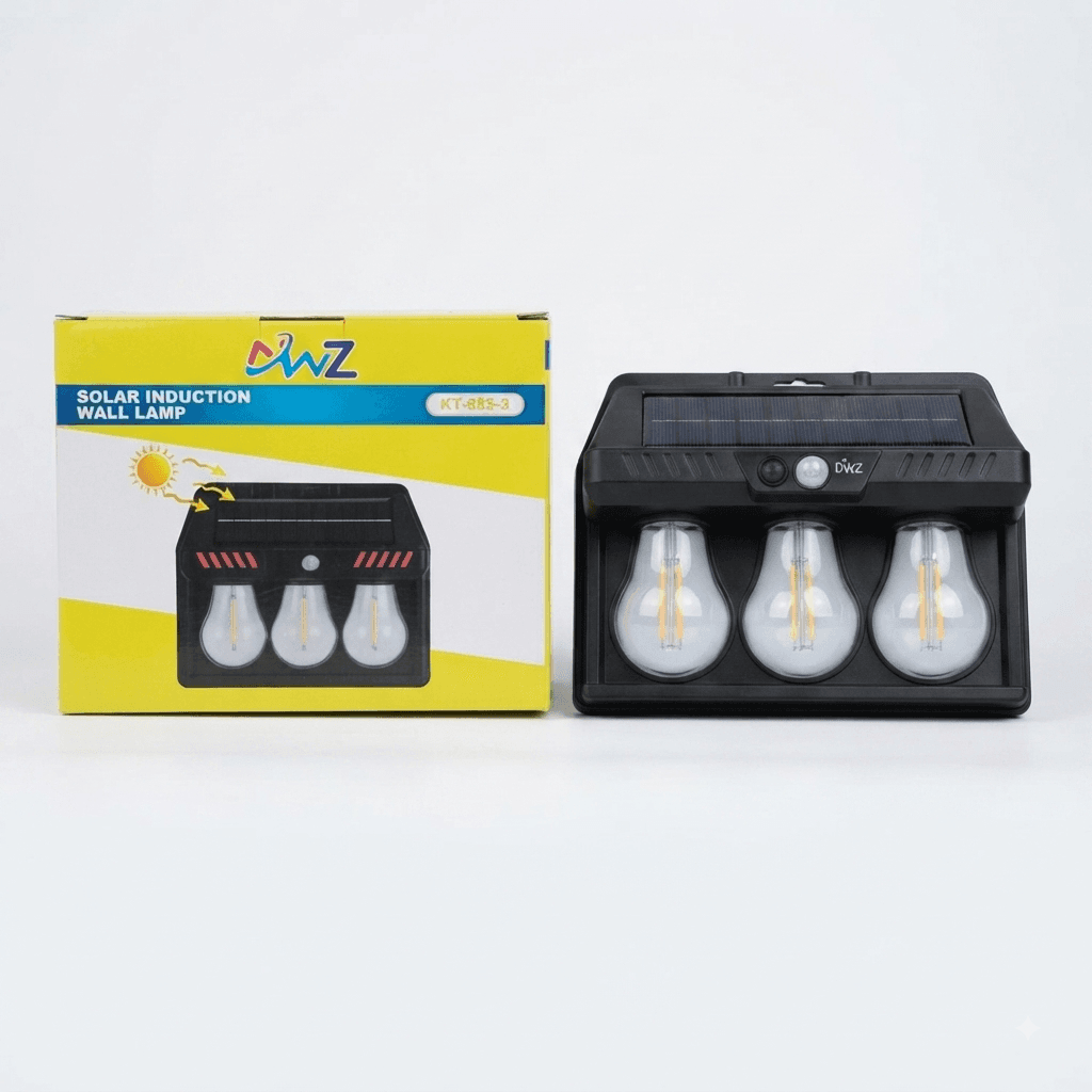 Solar Induction Wall Lamp Model KT-885-3 - Lighting Product Designed For Illumination And Daily Lighting Routine — main product photo