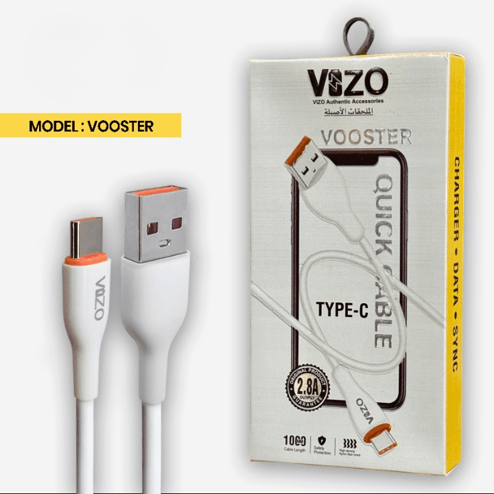Vooster 65W Type-C Fast Charging Cable | Best Quality Type C Charging Cable For Mobile Phone | Cable For Charging — main product photo