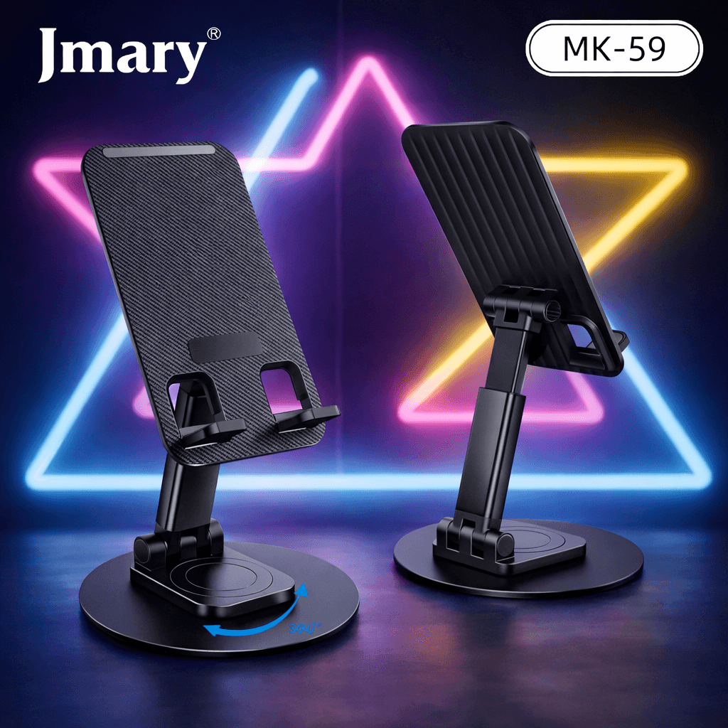 Brand: Jmary Bigest Desktop Mobile Holder With 360 Rotation Material: Stainless Steel — main product photo