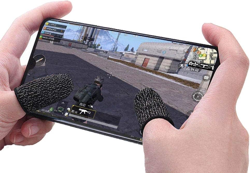 2 Pc Touch Screen Finger Sleeve, Mobile Game Fingering Sleeve, Anti-slip Anti-sweat Ultra-thin Breathable Touch Screen Finger Sleeves for Android Mobile Games — main product photo