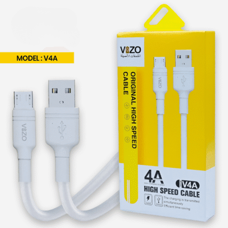 V4A Micro Fast Charging Cable | VIZO V4A (Micro USB) | Micro USB Cable For Mobile Phone | V4A Cable | Cable For Mobile — main product photo