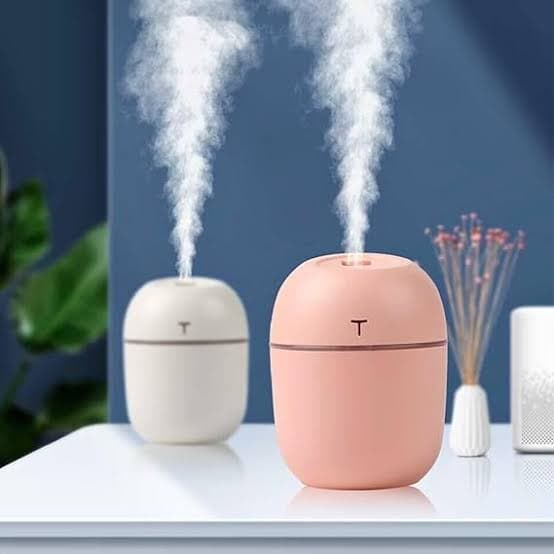 Mini Cute Air Humidifier With RGB Light | Mute Humidifier For Room & Office | 220ML Water Capacity — main product photo