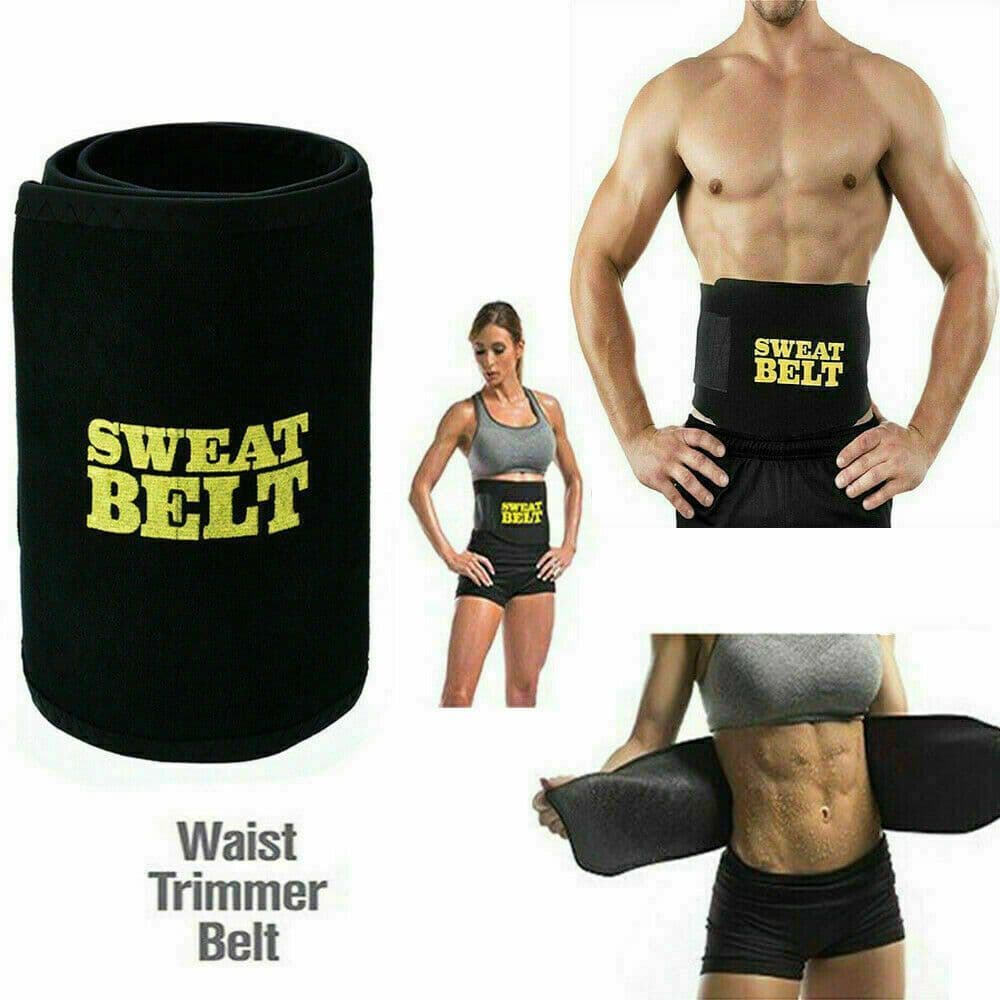 Men Waist Trainer Slimming Belt – Abdominal Sweat Body Shaper Girdle for Weight Loss Support — main product photo