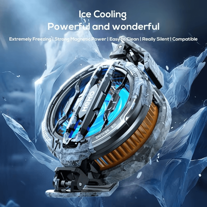 MEMO CX07 Mobile Phone Magnetic - Cooling Fan Radiator Cool Heat Absorber For IOS iPhone Android ( Random Color ) — main product photo
