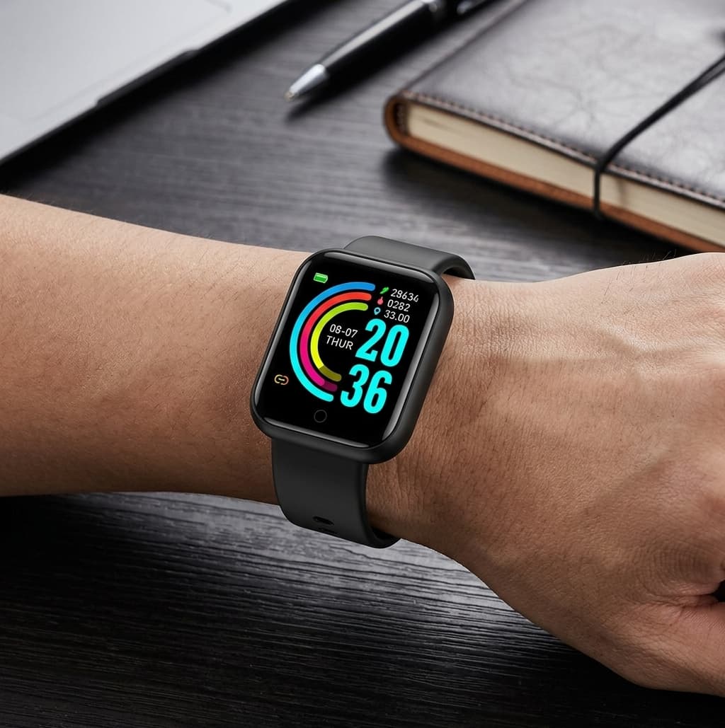 D20 Ultra Smart Watch – Heart Rate, Blood Pressure Monitor & Fitness Tracker — main product photo