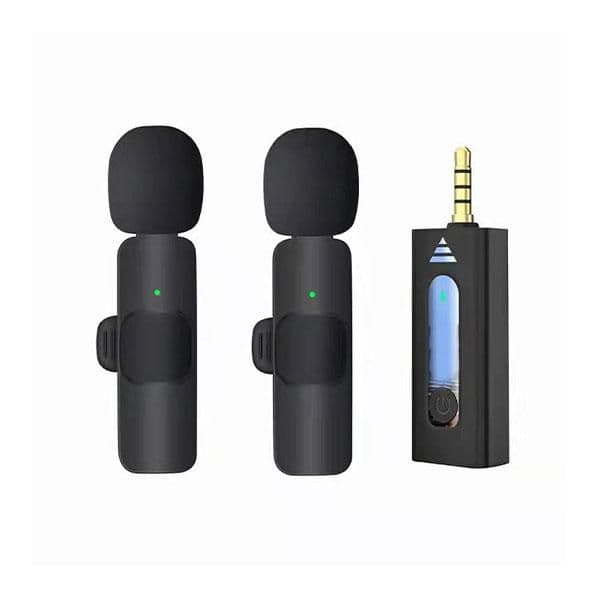 K35 High Quality Wireless Dual Microphone For Mobile Phone And Camera — main product photo