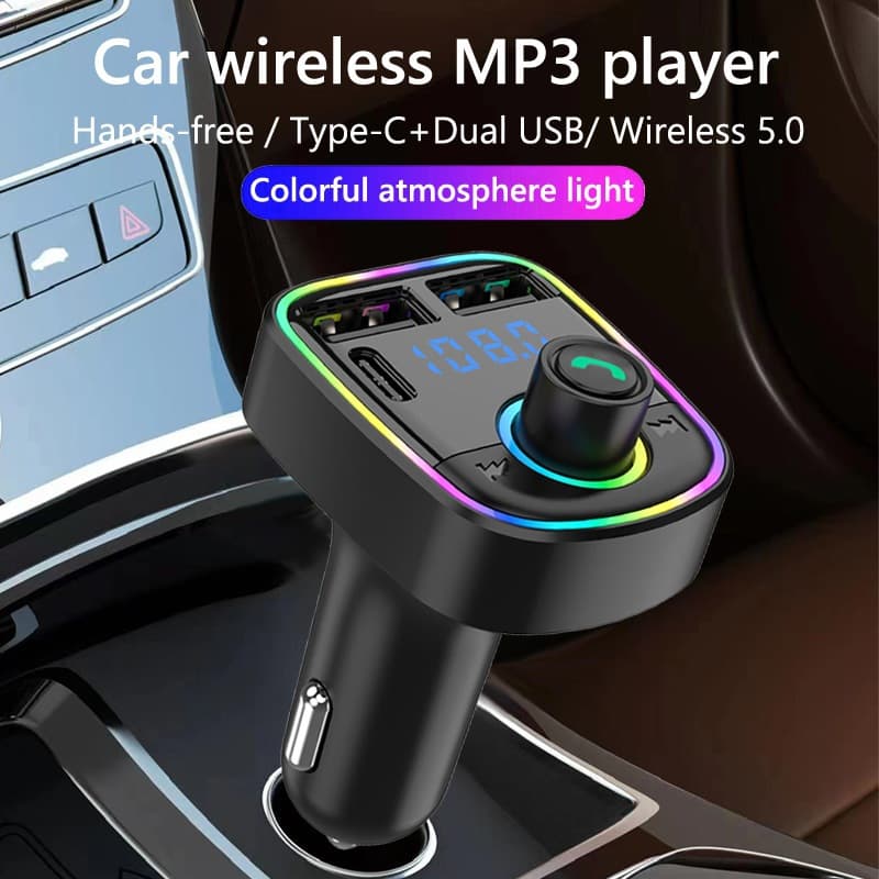 C1 - Car Mp3 Player | Car Wireless FM Transmitter | Car Mp3 Modulator | Car Accessories ( Random Color ) — main product photo