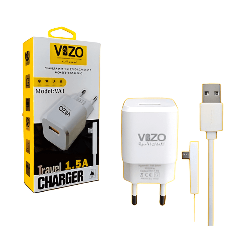 Va1 Micro Charger | Vizo VA1 Charger Micro USB Charger | Android Charger | Mobile Phone Charger - 1.5A Output Charger — main product photo