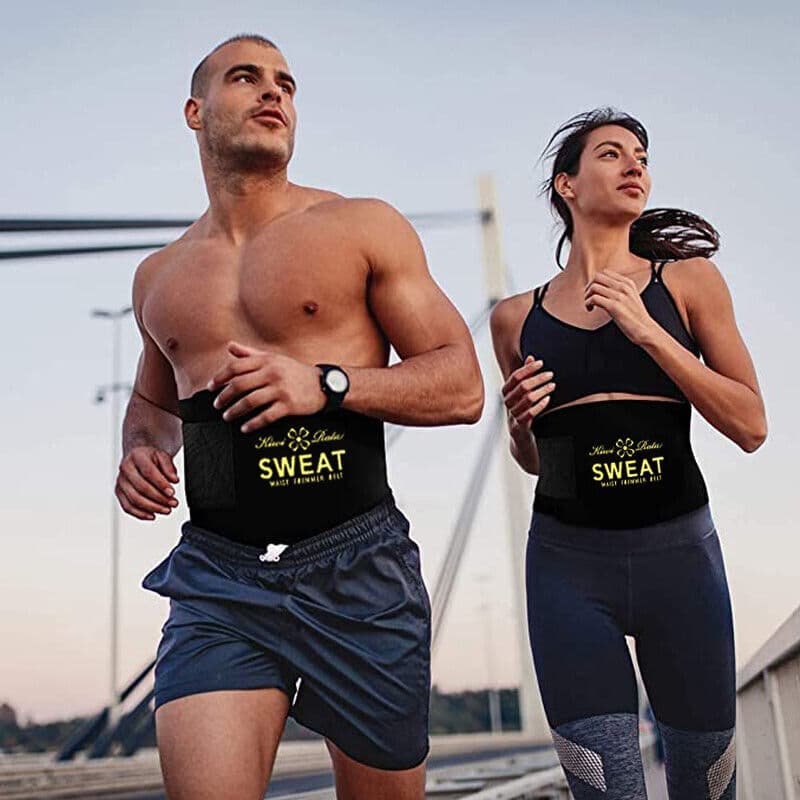 Professional Sweet sweat Belt for Weight Loss Slimming Trimming Waist Trainer Fitness Belt for men and women — main product photo