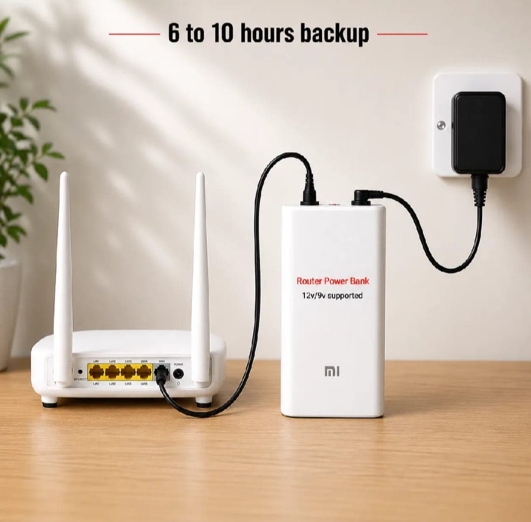 Xiaomi Mi 20000Mah 12V Router Power Bank – Mini UPS Battery Backup for Wi-Fi Routers — main product photo