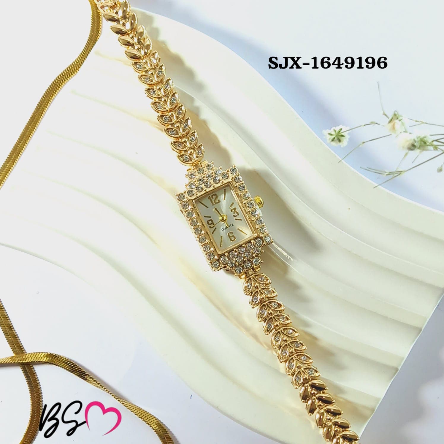 Elegance Imported Korean Shape Trending Leaf Watch for Women — main product photo